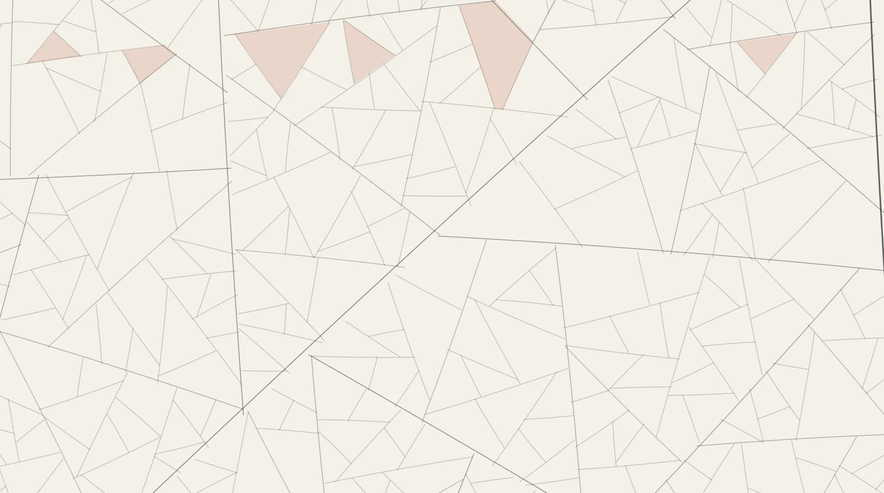 Generated ink illustration: a holding subdividing into field parcels, drawn in fine line on cream, with a run of adjacent parcels filled in red where consent has been given. A placeholder standing in for commissioned artwork.